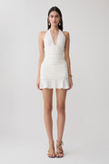 Peregrine Modal Halter Mini Dress - Ivory
